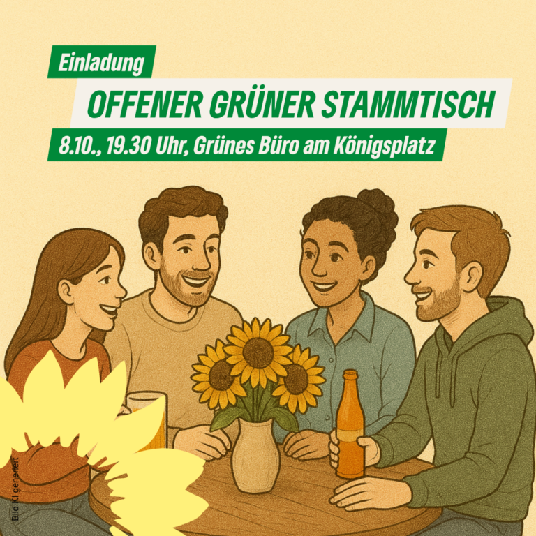 Offener Grüner Stammtisch am 08. Oktober 2026